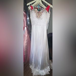 MacDuggal size 4 chiffon gown.
